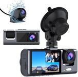 Galphi 3 Channel Dash Cam Front and