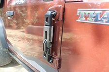 THE ADVENTURE GARAGE Stainless Steel Proman Folding Door Step, Mahindra Thar 2023 | Mahindra Thar Proman Folding Door Step For The New Thar Model Year (2023)