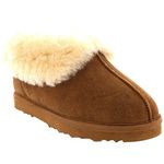 Polar Womens Real Suede Australian Lined Warm House Slipper Boots - 6 - TAN39 YC0220