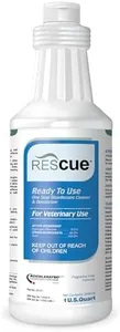 REScue One Step Ready-to-Use Disinfectant Cleaner & Deodorizer for Veterinary Use, Animal Shelters, Pet Foster Homes, Kennels, Litter Box – 32 Ounce (Spray Nozzle NOT Included)