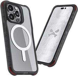 Ghostek Covert iPhone 14 Plus Clear Case - Compatible with MagSafe Accessories, Shockproof Silicone, Minimalist Phone Cover (6.7 Inch, Smoke)