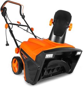 WEN Snow Thrower, 15-Amp 20-Inch Electric Snow Blaster with Dual LED Lights (5670)