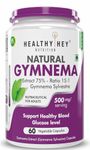 HealthyHey Nutrition Gymnema Sylvestre for Blood Sugar Support and Metabolism,60 Capsules, 2 Month Supply