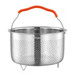 Steamer Basket for Instant Pot 18/8 Stainless Steel Strainer Basket Pressure Cooker Accessories (2L)