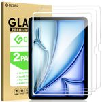 GOZOPO Screen Protector for iPad Air 11 Inch M2 (2024), with Installation Frame HD Clear Tempered Glass Film - 2 Pack