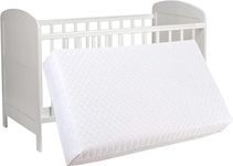 Extra Thick Premium Cot Mattress – Fits Most Graco/M&P Cots – Ultra-Comfort Quilted, Breathable & Hypoallergenic, Firm Support Foam, Easy-Clean Removable Cover - UK Made (120cm x 60cm x 7.5cm)