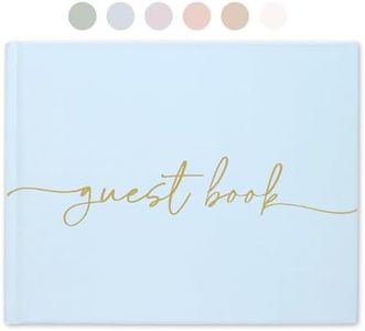Lamare Wedding Guest Book – Polaroid Guest Book for Wedding Reception, Baby Shower, Birthday, Bridal Shower and Special Event Guestbook – A Stylish Sign in Book for Party - Blank Page
