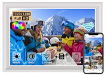 11inch 64GB Digital Photo Frame WiFi6&5G Digital Picture Frame 100% sRGB 1920x1280 FHD IPS Touch Screen,Share Photos & Videos via Frameo App,Extend Storage by SD Card and USB Drive,Clock,Weather