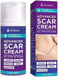 Scar Cream - Advanced Silicone Scar Gel for C-Section, Stretch Marks, Acne, Surgery, Effective for both Old and New Scars- Advanced Post Surgery Supplies - Try Surgical Silicone Scar Sheets - 1.7 oz