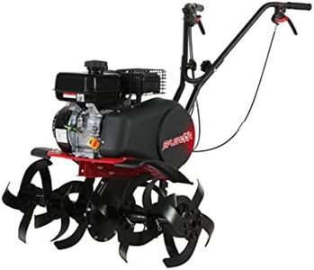 SPLENDOR Gas Powered Tiller 4 Cycle Engine 212CC Working Width Adjustable 13in-22in-33.5in