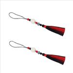 2 Pcs Mo Dao Zu Shi Lotus Tassels Pendants Cosplay Prop Keychain Car Pendant, Hanfu Accessories, Souvenir, DIY Craft Accessory