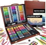 KINSPORY 150 PCS Art Set for Kids, Art Supplies Art Kits for Kids, Deluxe Painting Art Set, Coloring Drawing Case Gift for Artists Teens Boys Girls 4 5 6 7 8 9 10 11 12