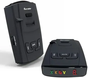 Radar Detector X/K/Ka Band & Laser Detection, detectable Police Speed Trap Detectors for Cars LaserEye and False Alert Filtering S360 (KARADAR)