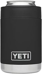 YETI Rambler Vacuum Insulated Stainless Steel Colster, Black DuraCoat