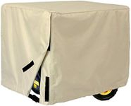 Porch Shield Waterproof Universal Generator Cover 38 x 28 x 30 inch, for Most Generators 5500-15000 Watt, Light Tan