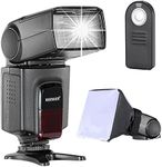 Neewer TT560 Speedlite Flash Kit compatible with Canon Nikon Sony Pentax DSLR Camera with Standard Hot Shoe，Includes: (1)TT560 Flash + (1)Flash Diffuser + (1)Remote Control