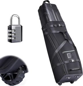 CHAMPKEY Golf Travel Bag with Wheels – Durable Rolling Case