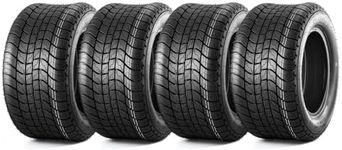 MaxAuto Golf Cart Tires 205/50-10 205x50-10 Low Profile 205/50/10 205-50-10 205 50-10 Tire 4PR Tubeless, Set of 4