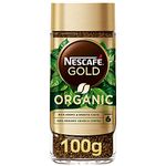 Nescafe Gold Organic Coffee Powder 100g Glass Bottle (Roasted Coffee).