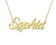 Aoloshow Sophia Name Charm Necklace