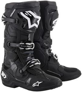 Alpinestars 2010020-12-10 Tech 10 Boots Black/White Sz 10
