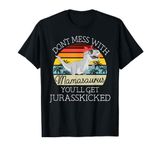 Dont Mess With Mamasaurus Youll Get Jurasskicked Mothers Day T-Shirt