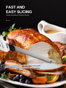 Reemix Electric Carving Knife – White