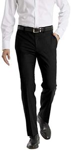 Calvin Klein Men's Modern Fit Dress Pant, Black, 30W x 30L