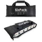 6ixPack Golf Insulated Cooler Bag | Golf Accessories for Men | Designed to Fit in Most Golf Bags | Golf Gifts for Men | Includes Freezer Pack and Detachable Shoulder Strap for Golfers