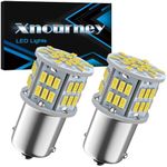 Xnourney P21W 382 1156 BA15S LED Bulb，Super Bright 1141 1003 7506 BA15S Bulbs, 12V-24V 54SMD Used for Truck Car Backup Reverse Lights, Tail Parking Lights,Camper Trailer RV Interior Light, White