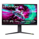 LG Ultragear 32GR93U 32" UHD(3840X2160) 4K Gaming Monitor with 144Hz Refresh Rate, 1ms (GtG), DCI-P3 95% (Typ.), VESA DisplayHDR 400, AMD FreeSync Premium, NVIDIA G-SYNC Compatible, Black