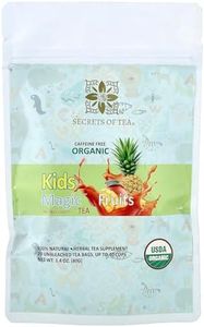 Secrets of Tea Kid’s Magic Tea Loved by parents - Organic Baby Magic Tea for gentle constipation relief, made with chamomile & fruity flavor - Organic Toddler Teas supports digestion & restful sleep