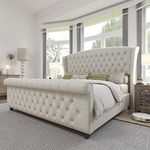 AMERLIFE King Size Platform Bed Fra