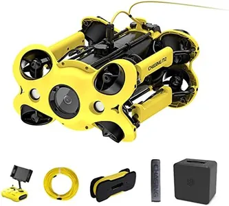 Chasing M2 Professional Underwater Drone, 8 Thruster Vector Layout, 360 Degree Omnidirectional Movement, Support Multiple Mounts, Anti Jam Motor, Built-in Battery Replaceable