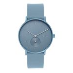 Skagen Silicone Aaren Kulør Analog Blue Dial Unisex Watch-Skw6509, Blue Band