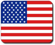 American Flag Mouse Pad - By Art Plates