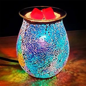 Wax Melt Warmer,Electric wax warmer for Scented Wax,Glass Wax Burner Birthday Gift for Her Mom,Fragrance Oil Burner Warmer for Home Office Wedding Birthday Gifts for Girl Sister Women Grandma