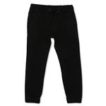 Urbano Juniors Boy's Black Slim Fit Stretchable Jogger Jeans (junhpsjoggerboy-black-13-14)