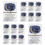 Henoyso 50 Sets over the Moon Baby Shower Favors for Guests a Message from the Bump Wish Bracelets Baby Shower Bracelets Twinkle Twinkle Little Star Baby Shower Party Favors for Guests Thank You Gifts