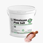 Grow Chem Himalayan Pink Salt (10Kg Bucket) FINE Grade, Unrefined, Pure Pink Salt from The Himalayas. High in Mineral Content for Food, Drinks, Bathing