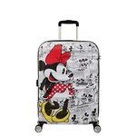 American Tourister DISNEY Wavebreaker Spinner Medium, Minnie Comics White (Model 85670-7484)