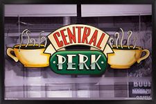 Trends International Friends - Central Perk Wall Poster, Black, 22.375'' x 34''