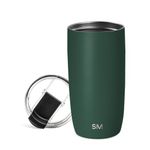 Simple Modern Travel Coffee Mug Tumbler with Flip Lid | Insulated Stainless Steel Iced Coffee Cup | Gifts for Women & Men | Voyager Collection | 470ml | Forest