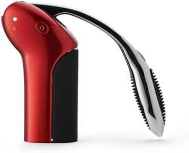 Rabbit Vertical Corkscrew with Foil Cutter and Extra Spiral (Metallic Red)
