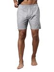 Levi's Men's Cotton Style #028 Plain Woven Regular Fit Solid Boxer (Pack of 1) (#028-BOXER Shorts_Grey Melange_L)