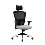 Green Soul Jupiter Superb | Ergonomic Mesh Office Chair for Work | 3 Year Warranty | Multi-Lock Synchro Tilt Recline Mechanism | 2D Armrest | Adjustable Lumbar | High Back | Grey