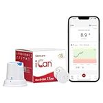 Sinocare iCan CGM, 15-Day Wear-life Continuous Glucose Monitor, No Scanner Needed, Output Value with iCan CGM APP, Over 7000 Measurements, for UK Diabetes, Pcs × 1