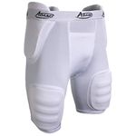 ADAMS USA 644 High Rise Football Girdle with Integrated Pads, 2X-Large