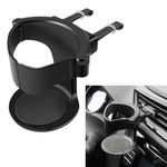 DETACHI Car Cup Holder, 1Pcs Multi Functional Ventilation Car Cup Holder, Coffee Mug Drinks Bottles Phone/Tablet Mount Stand, 360 Degree Rotating Dual Cup Adjustable Stand Water Bottle Cups Holder