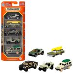 Matchbox 5-Pack of 1:64 Scale Vehicles, 5 Toy Car Collection of Real-World Replicas for Kids 3 Years Old & Up